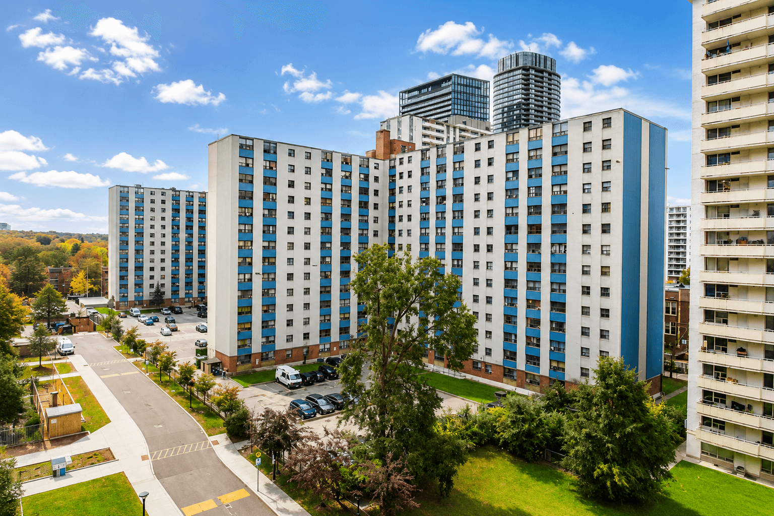 Residential building managed by Jacob Shapiro's leasing team